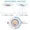 Luxrite 4 Inch Gimbal LED Recessed Downlight 5CCT 2700K-5000K 11W 75W Equivalent 1000LM Dimmable ETL LR23225-1PK - alternate 8